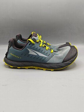 Altra Superior 5 Mens Trail Running Shoes Gray Yellow AL0A546Z020 Size 8.5 US